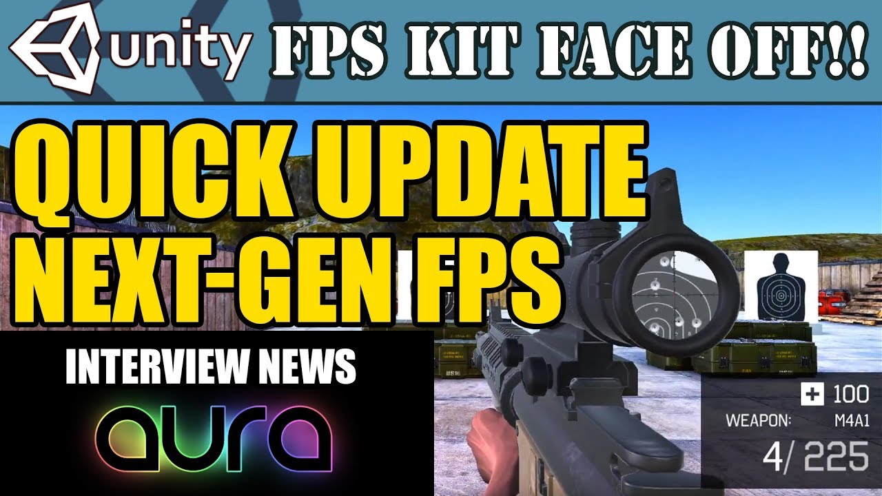 6. Unity FPS Kit Face Off! Quick Next-Gen FPS vid