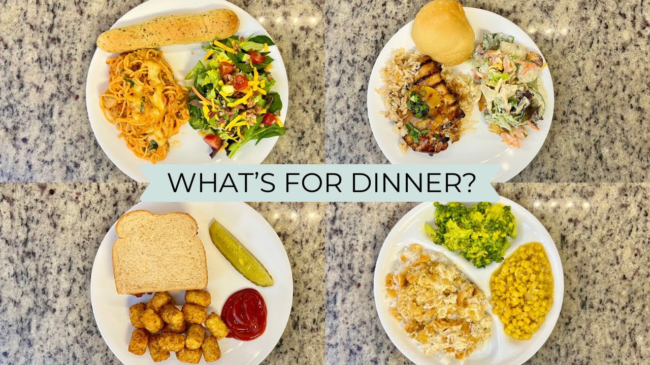 WHAT’S FOR DINNER? | EASY & BUDGET FRIENDLY | REALISTIC WEEKNIGHT MEALS | DINNER INSPIRATION