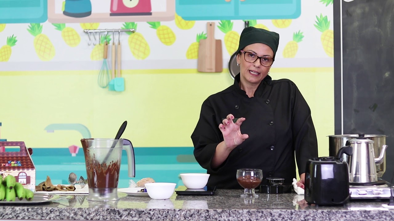 Receita de trufa de biomassa e chocolate amargo