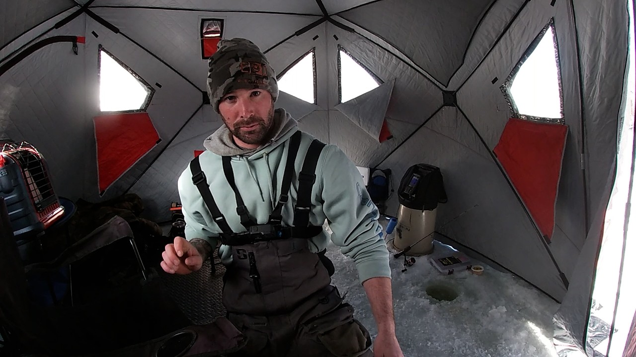 First Trip out Ice fishing the CT River 2026