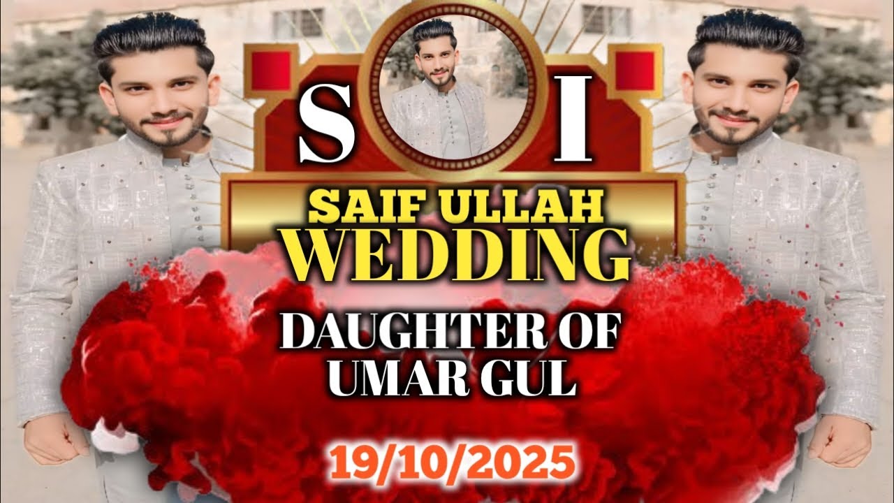 Saif ullah Wedding In Karachi Daughter Of Umar Gul In 19/10/2025 |Awaisimroz Vlog