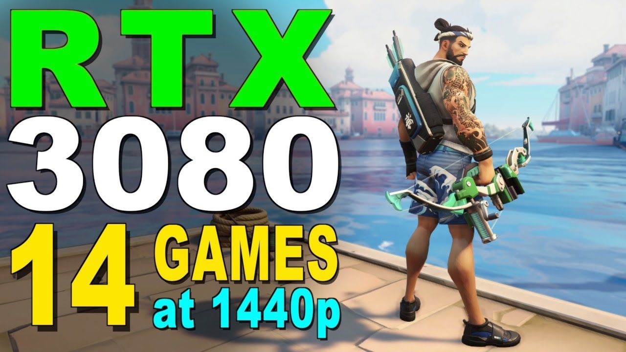 RTX 3080 + R5 5600X - Test in 14 games | 1440p | Benchmarks and gameplay 2021