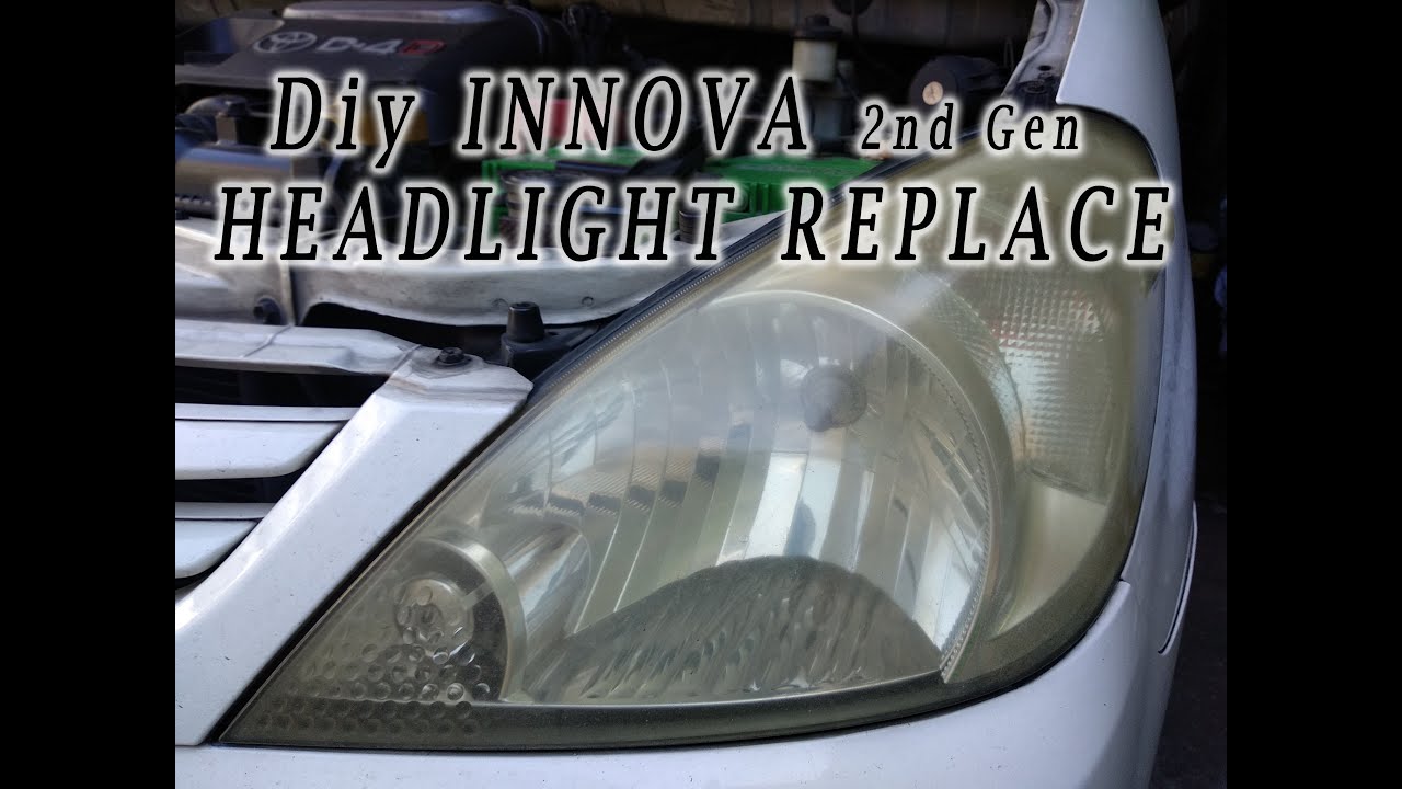 Toyota Innova Headlight Replace, Depo Brand