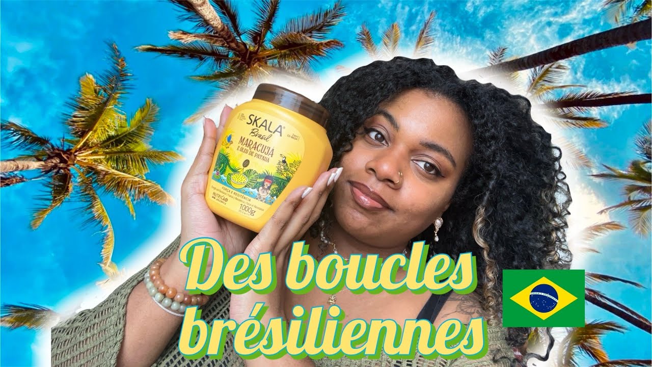 Définir ces boucles avec un seul produit - Je teste Skala la marque brésilienne