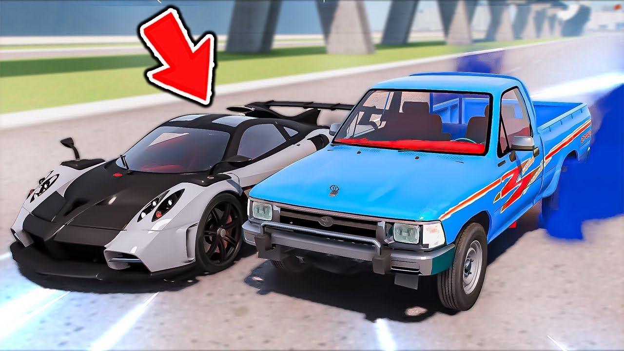 أسرع السيارات تسابق الهايلوكس😎🏁🔥!! | فلم قراند