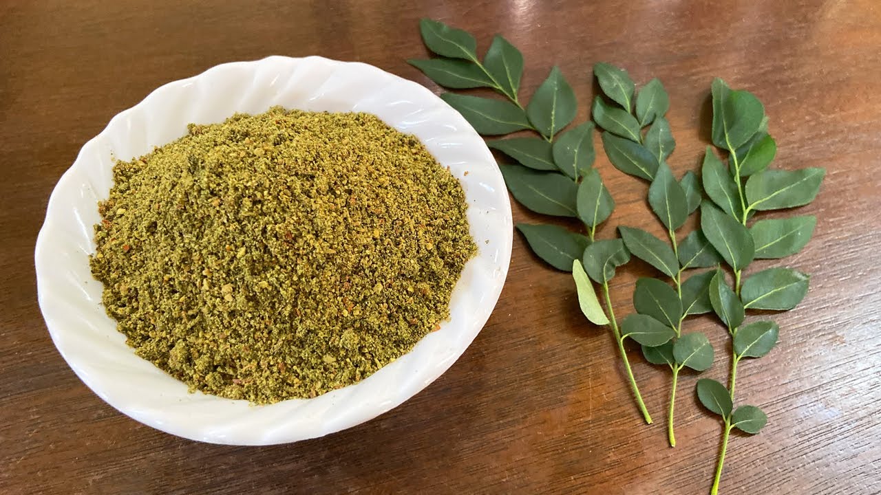 Curry Leaves Idli Podi | Health Benefits of Curry Leaves | Idli Podi | Gunpowder | Idli Powder