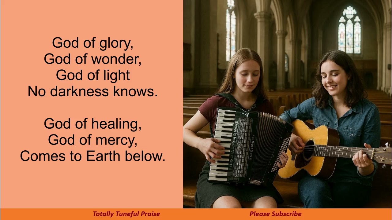 New praise song:- God Of Glory, God Of Wonder.