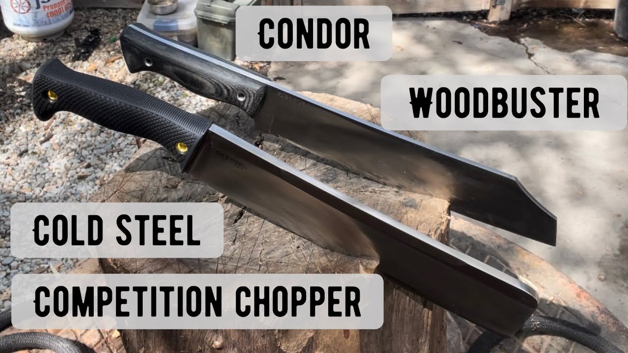 Two competition knives from 2 separate brands