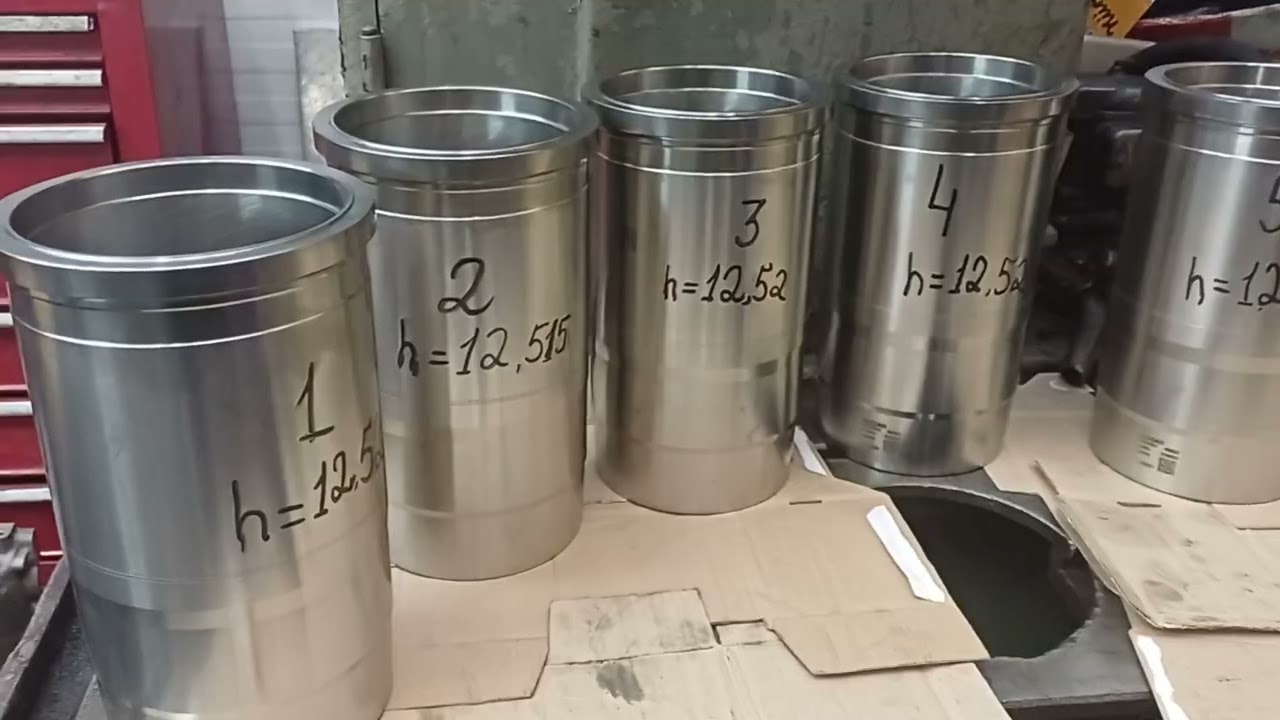 Daf 105 обробка буртів.Просіла гільза!