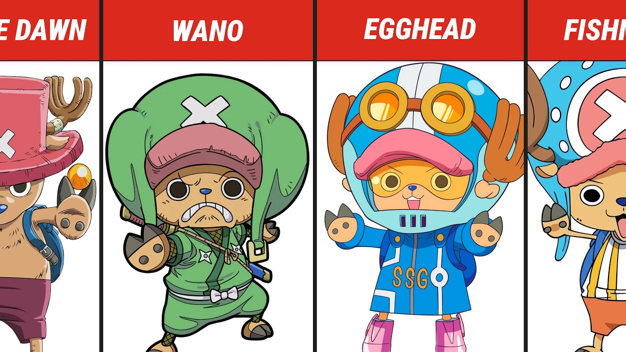How Chopper Changed in Every One Piece Arc