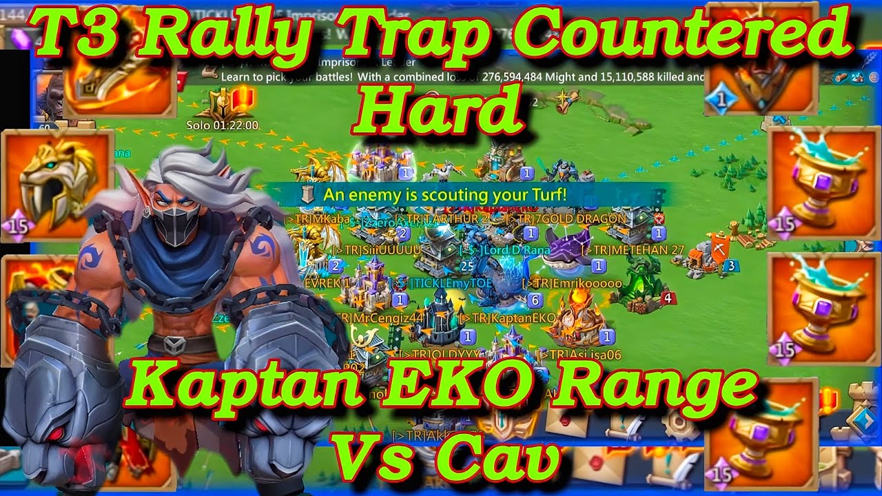 INSANE 4 Rally Defense! 5-Piece EMP Lead Tried to Cook My T3 Trap 🔥 | Lords Mobile 
