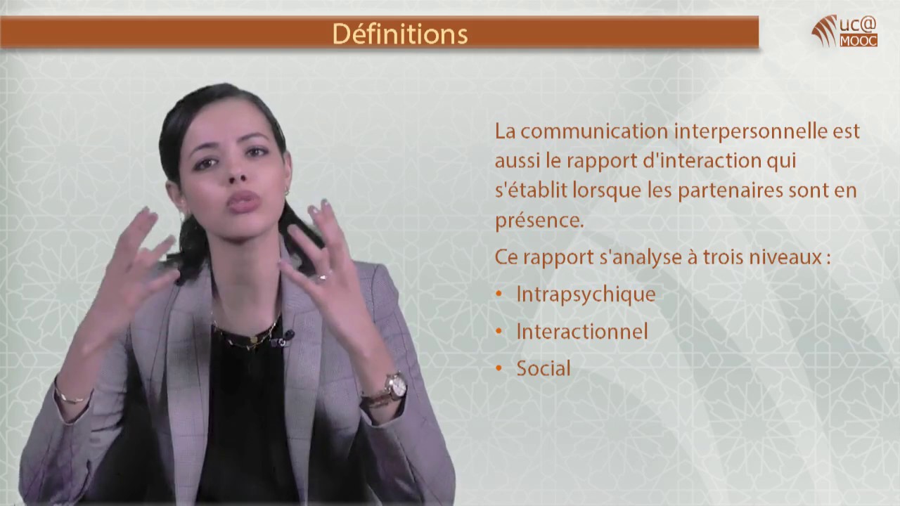 3. 1. Définitions et  bases de la communication interpersonnelle