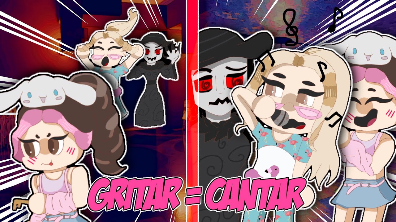 QUEM GRITAR VAI TER QUE CANTAR NOS JOGOS DE TERROR DO ROBLOX!