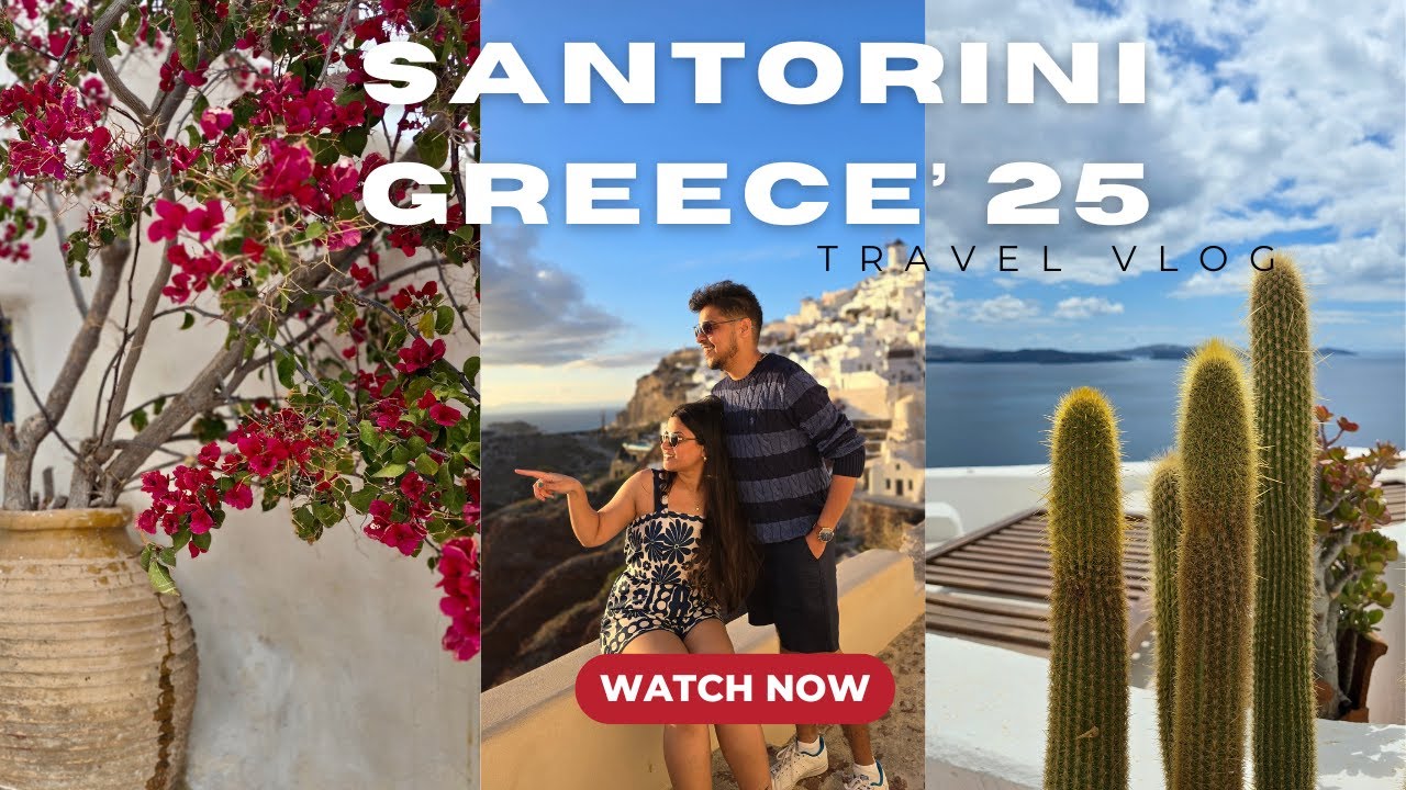🌅 3 Nights in Santorini | Greece Travel Vlog 🇬🇷