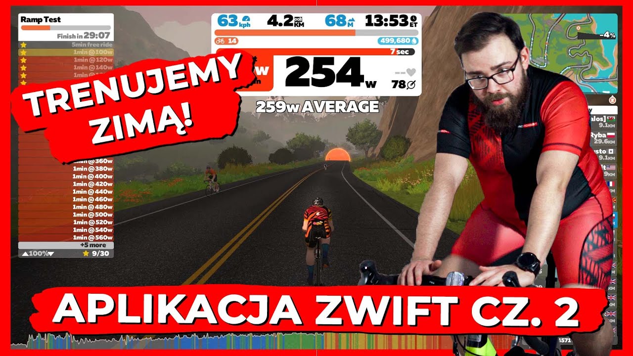 Trenażer & Zwift | cz.2 | JEDZIEMY na rowerze zimą!