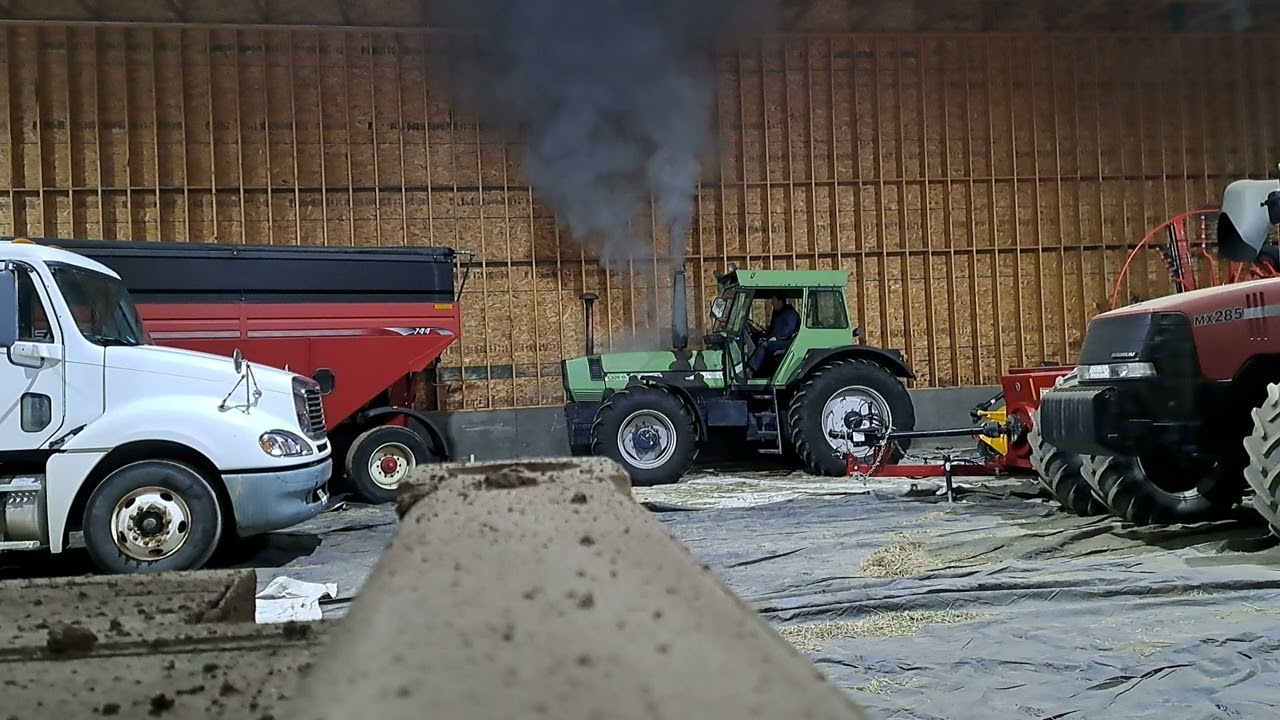deutz dx 8.30  cold start -15 Celsius start