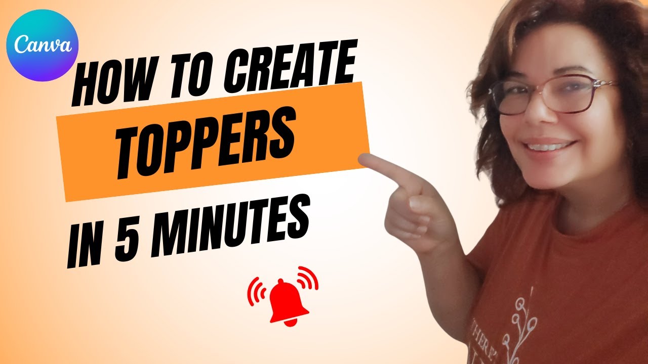 How to create Toppers for party favors
