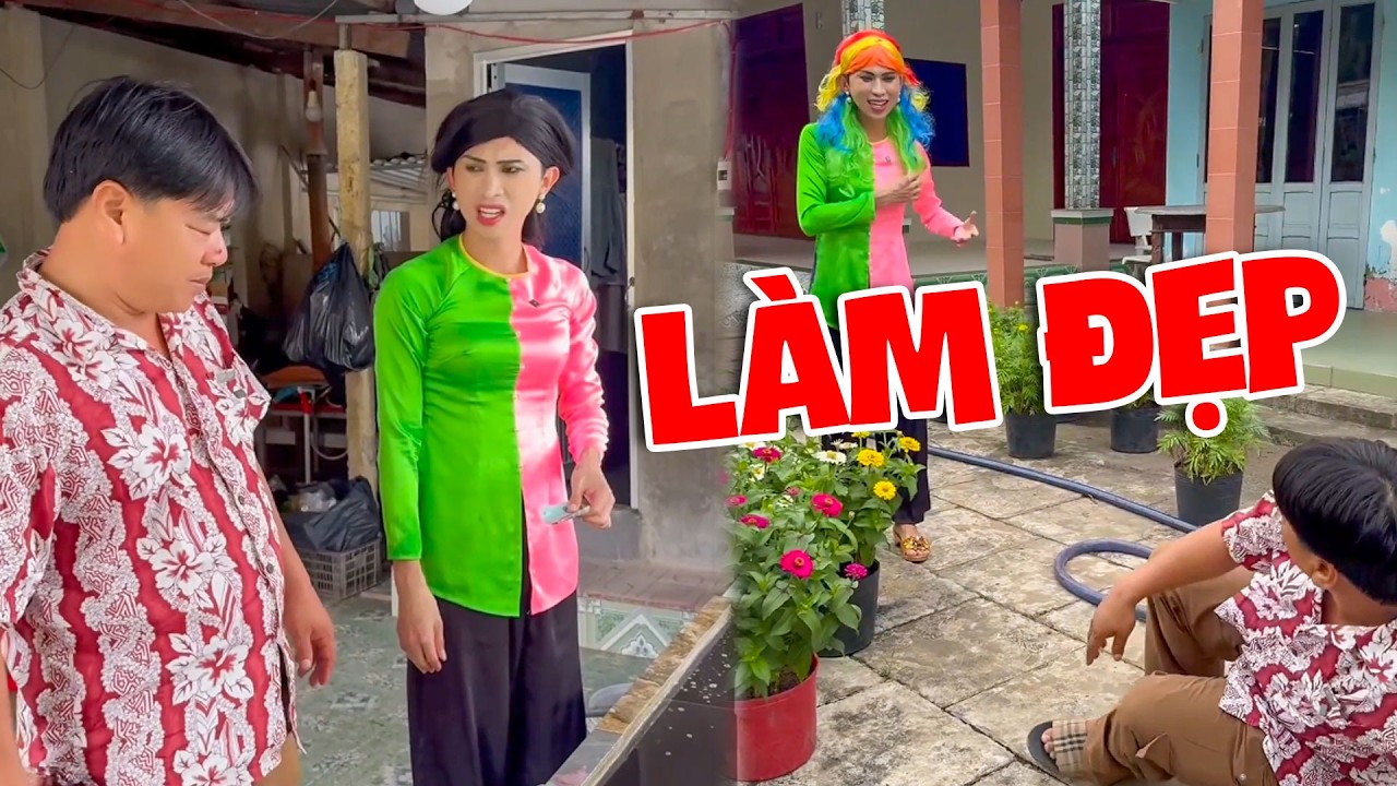 Chồng Cho Tiền Làm Đẹp, Bà Sáu Chơi Lớn Khiến Cả Xóm Phải Há Hốc Mồm Cực Hài  -  Bà Sáu Tài lanh