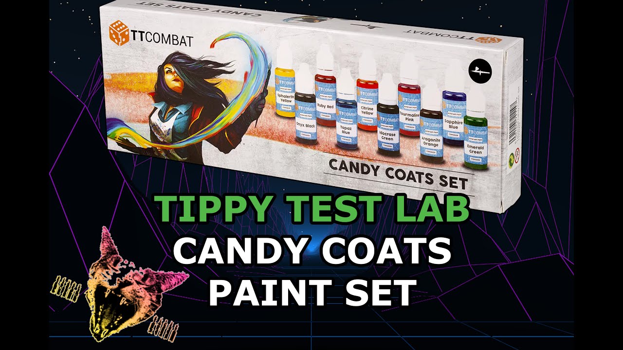 Tippy Test Lab - Candy Coats Paint Set