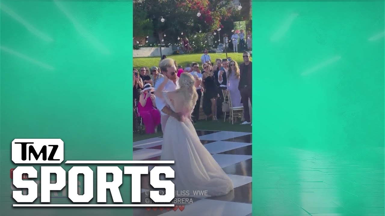Alexa Bliss & Ryan Cabrera Reflect On Their Star-Studded Palm Desert Wedding! | TMZ Sports