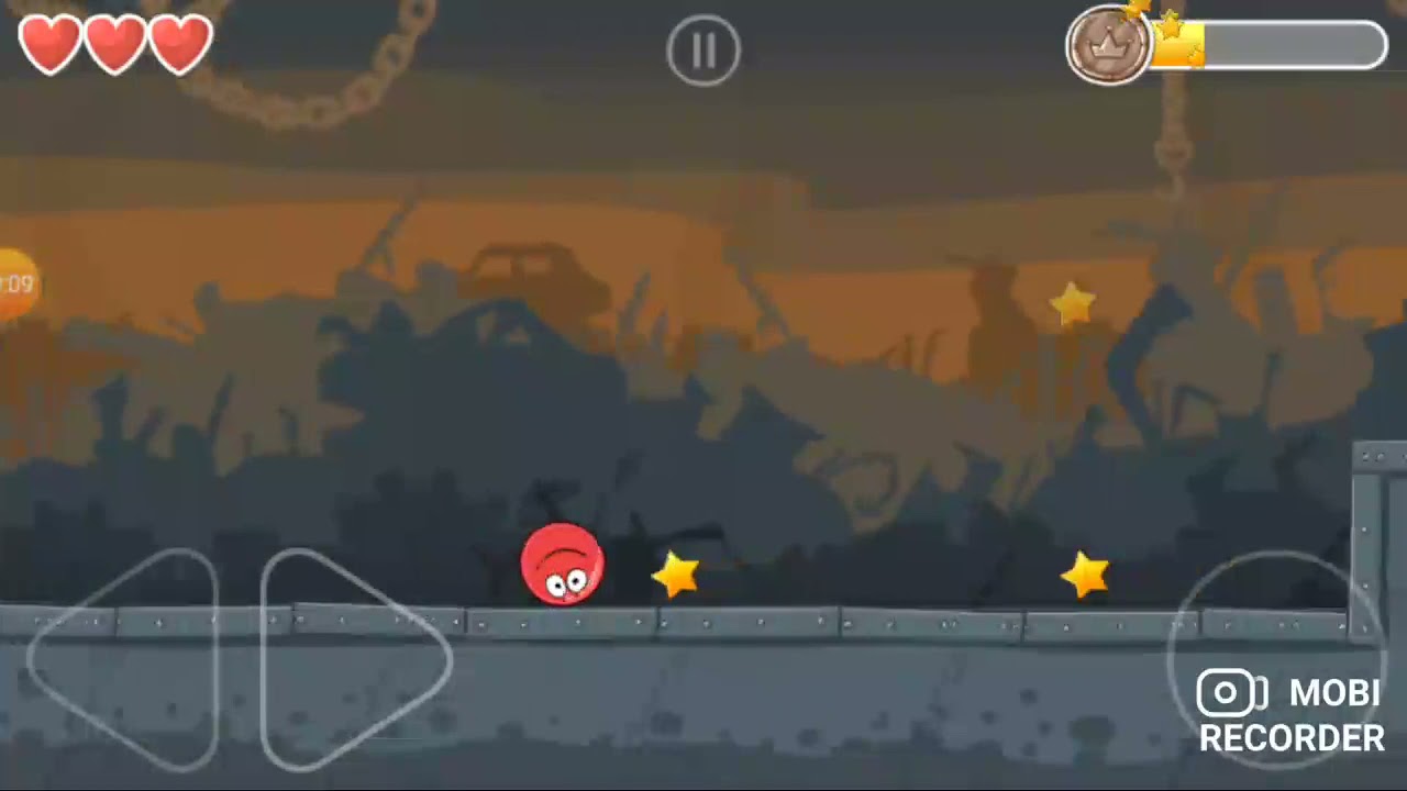jugando a la tercera parte de las bolas rojas tercera parte final