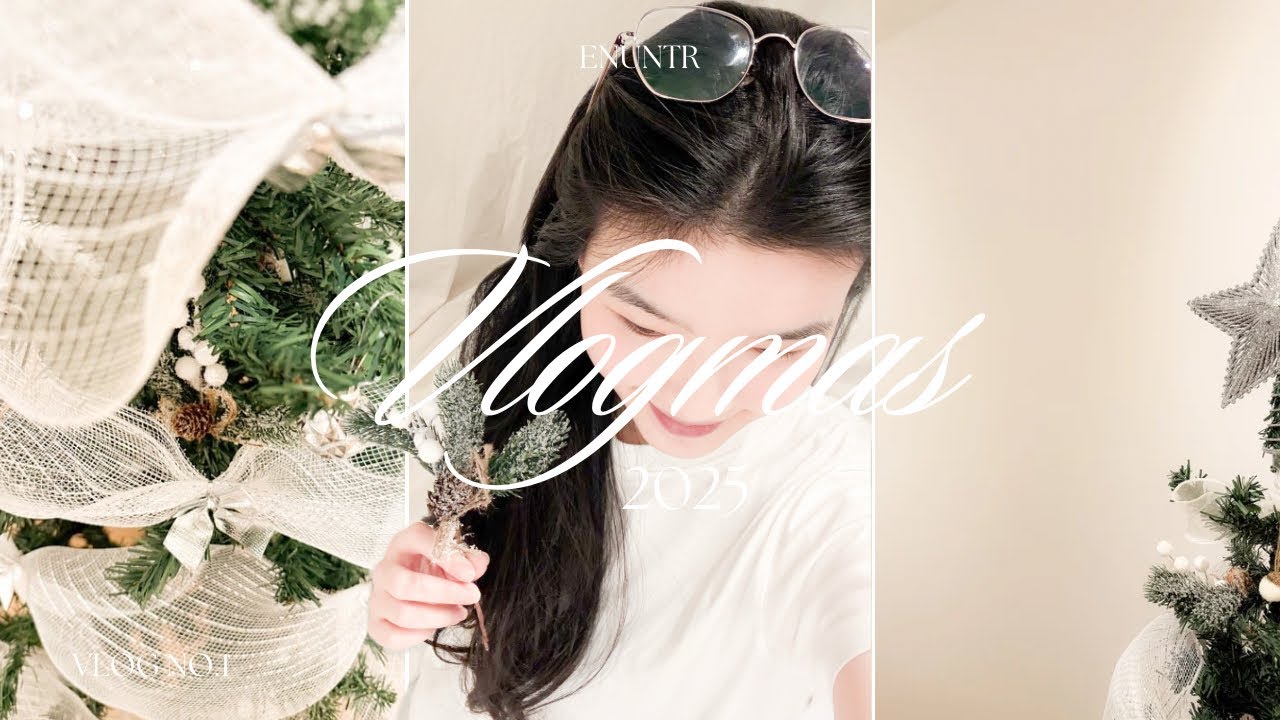 🎄VLOGMAS: เดินดูของแต่งต้นคริสต์มาส, ปีนี้แต่งแบบคุมโทน, โยนโบว์ทิ้ง(?), ผ้าพันต้นไม้?? | Enuntr 