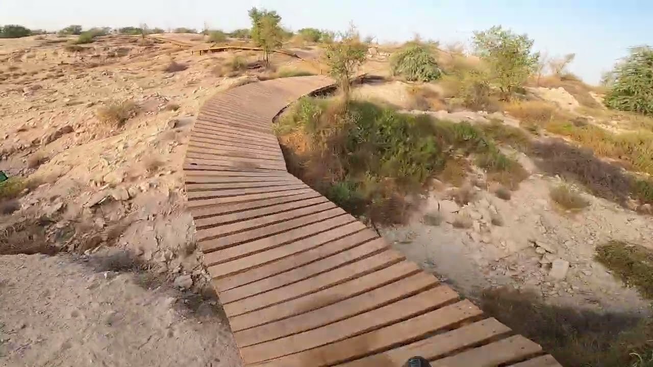 Hitting the Drops, Ramps and Bridges of Mushrif MTB Trail in Dubai UAE  / Day 4 of Ride every day