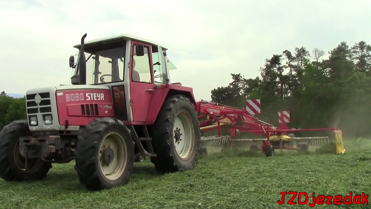 Raking - Steyr 8080 Turbo (from Austria)