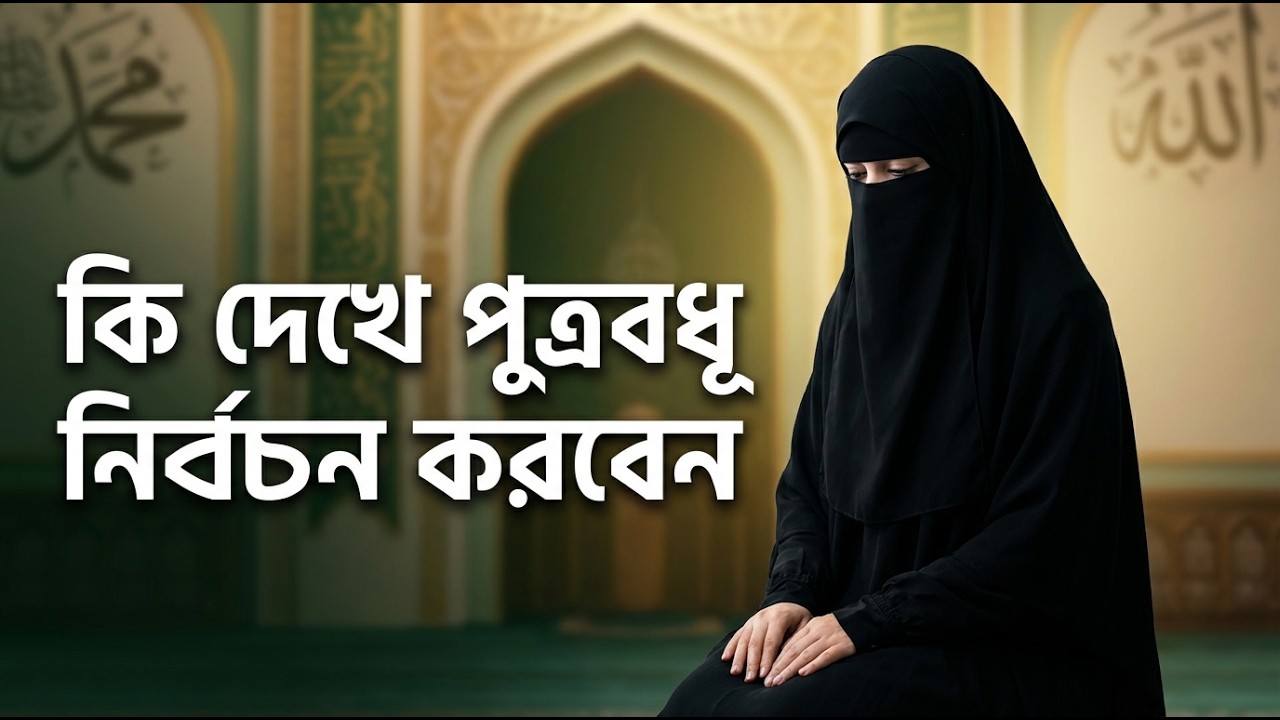 কি দেখে পুত্রবধূ নির্বাচন করবেন । ছেলেকে বিয়ে দেওয়ার পূর্বে কাজ