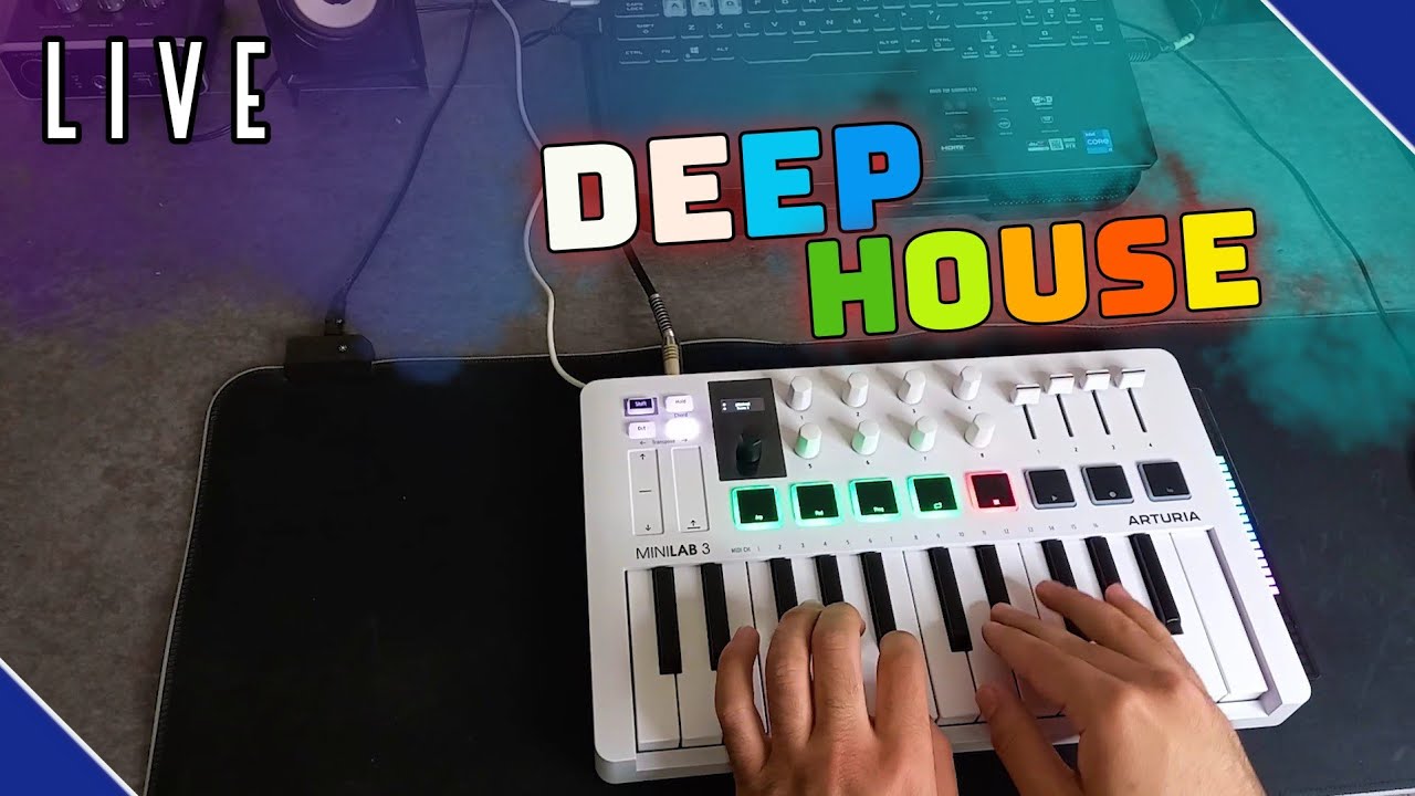 Live Deep House and disco music 2024 | Deep House Live | Arturia minilab mk3