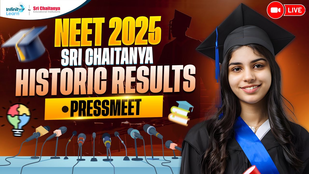 Sri Chaitanya Students Extraordinary Results in NEET 2025 | Press Meet | @SriChaitanyaEdu