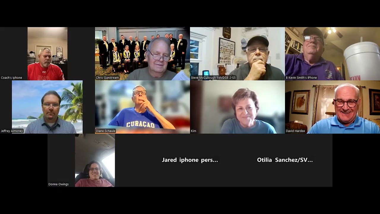 FVDGE Zoom Meeting 5-8-25