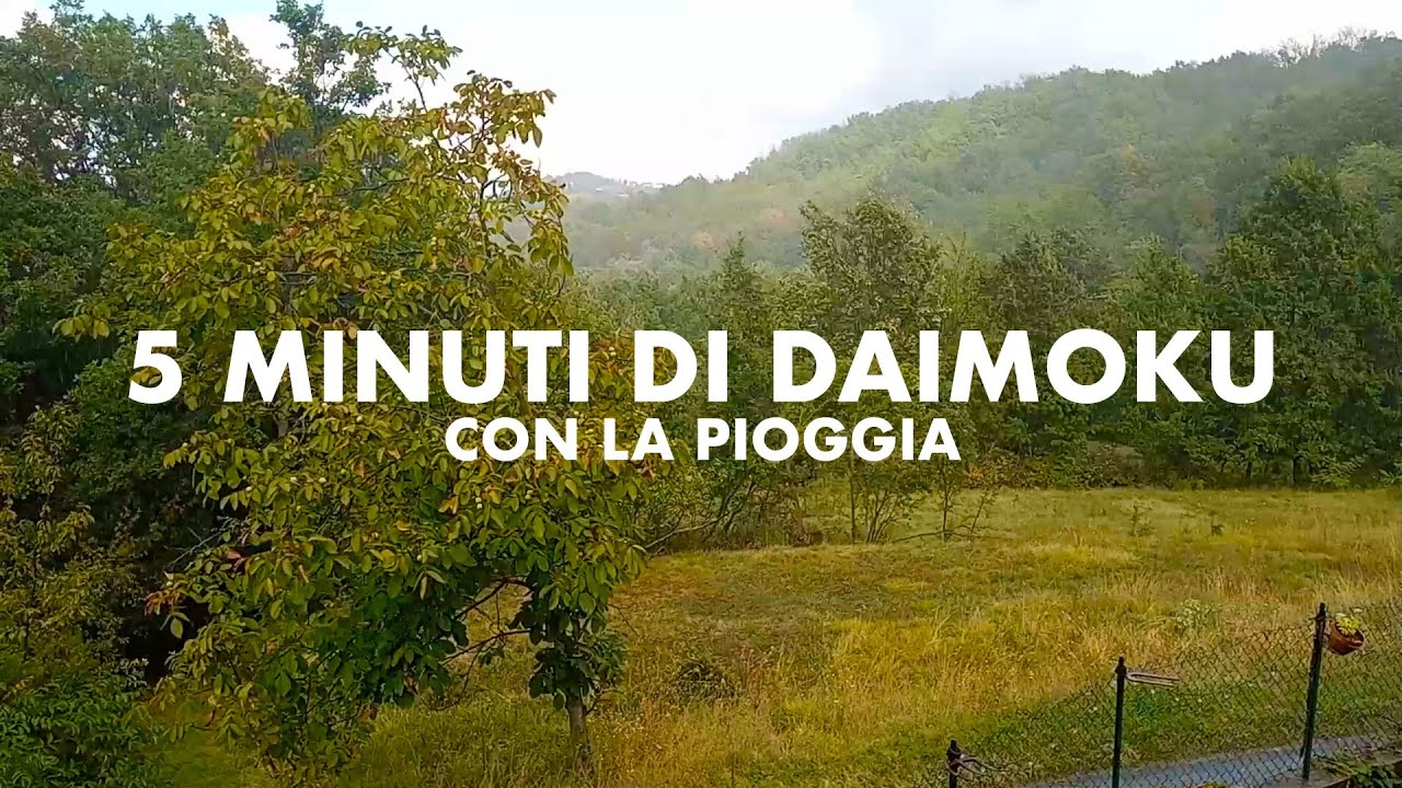 MASSIMO CLAUS - 5 minuti di DAIMOKU con la PIOGGIA