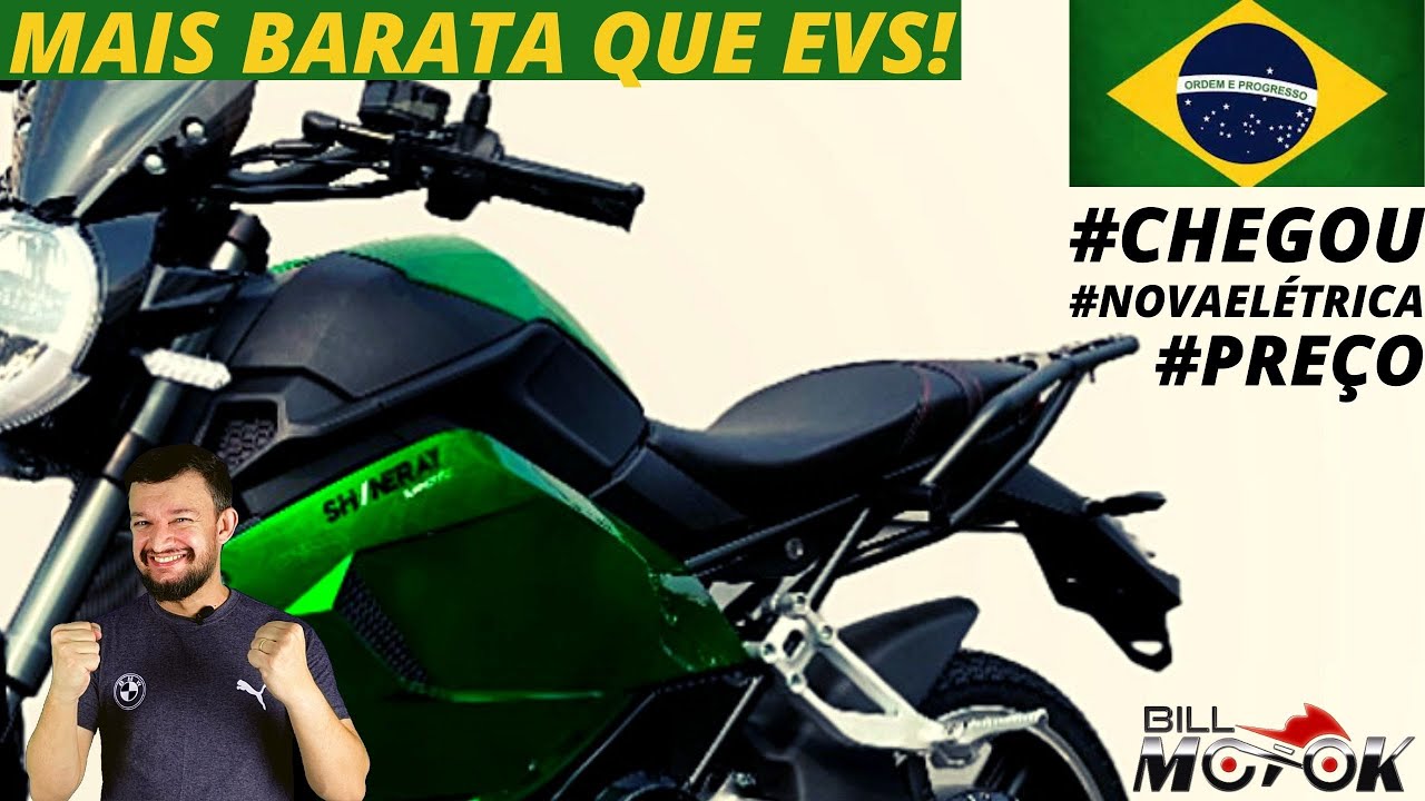Chegou a nova moto elétrica da SHINERAY no BRASIL, ela veio custando menos do que a EVS, confira!