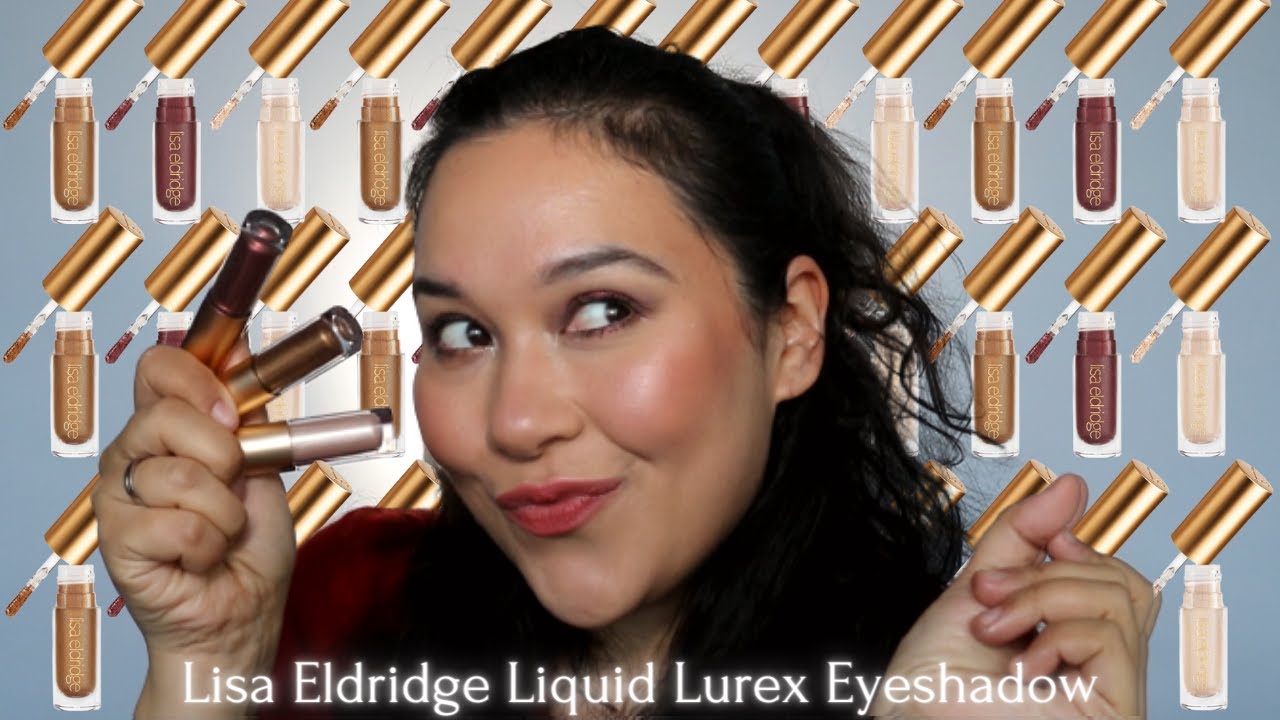 ♡НОВИНКА♡ Жидкие тени для век Lisa Eldridge с люрексом Cressida | Titania | Viola СВОТЧИ И ДЕМО
