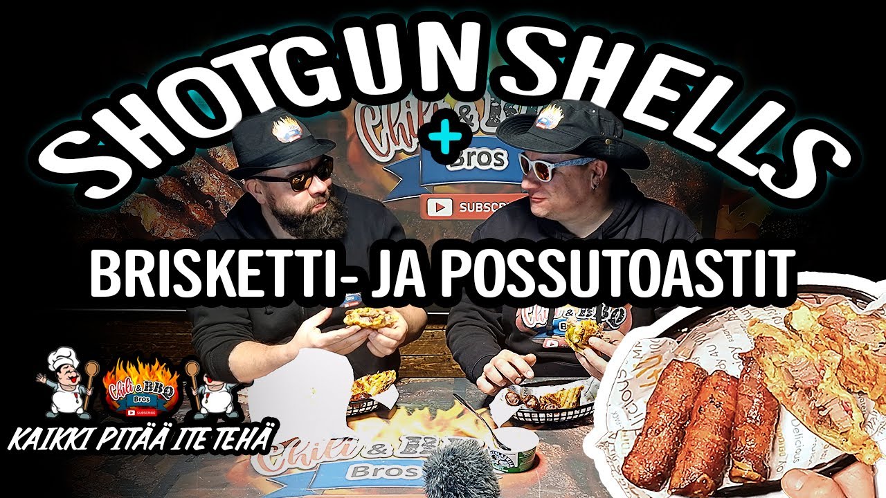 Kaikki pitää ite tehä | Shotgun shells + Brisket- ja possutoastit
