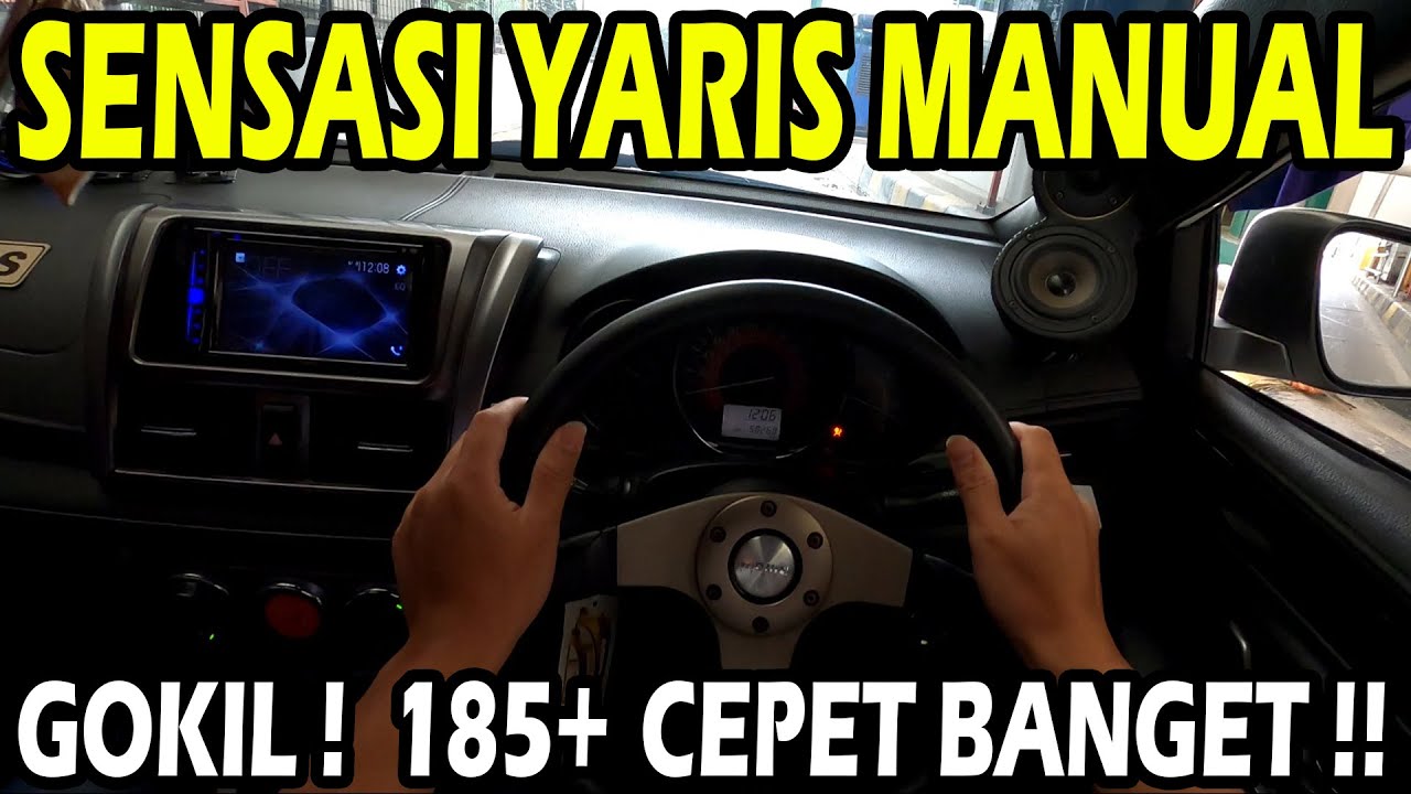TEST DRIVE YARIS TRD MANUAL | GOKIL ENAK BANGET !! | #47 #toyotayaris #otomotif #carvlog