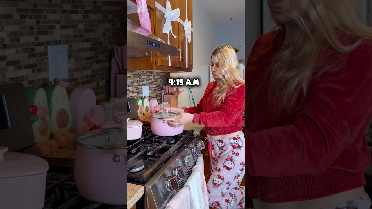 Acompáñame a cocinar a las 4:15 A.M 
