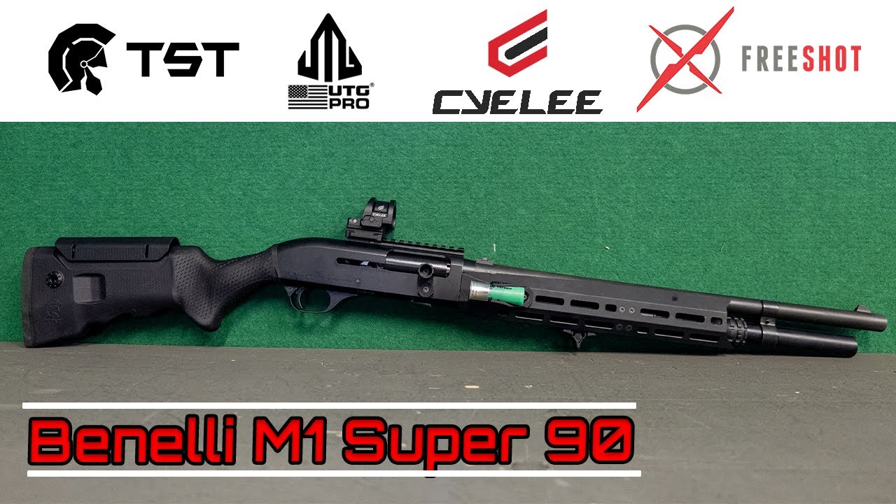 Benelli M1 Super 90 la prova a fuoco - Toni System - Cyelee - UTG PRO - Freeshot