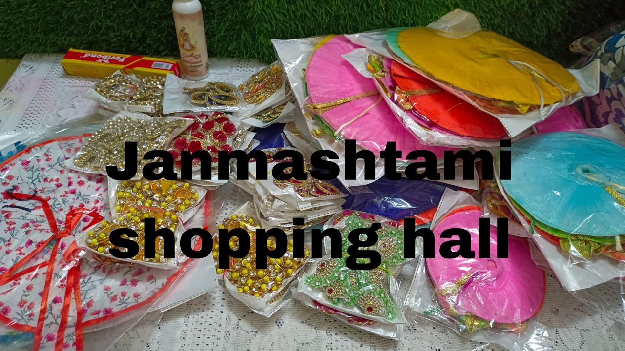 Shopping for janmashtami || Janmashtami shopping hall || Laddu Gopal shopping ||