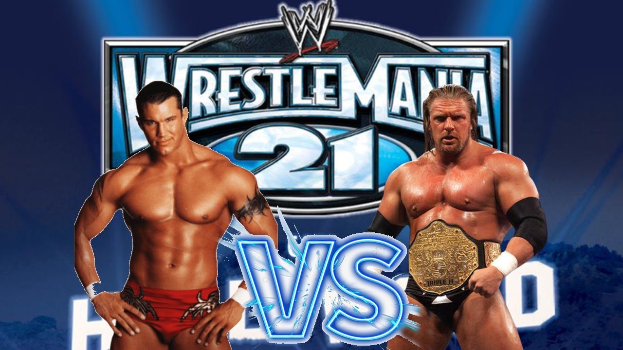 WWE Wrestlemania 21 Xbox Matches Randy Orton vs Triple H