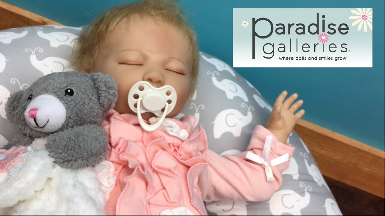 Unboxing Paradise Galleries Buttons and Bows Reborn Baby Doll