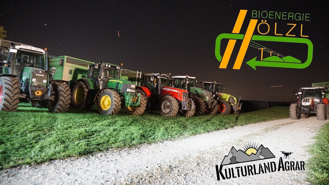 Mais HÄCKSELN für Biogas | Fendt 515C-826 Traktoren | John Deere Traktoren | 13 Abfuhr Gespanne