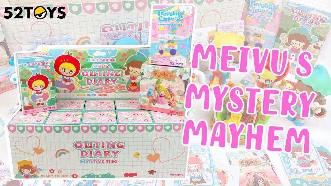 Let's Open 12 Blind Boxes from 52Toys! KIMMY AND MIKI, SANRIO AND DISNEY! | MMM