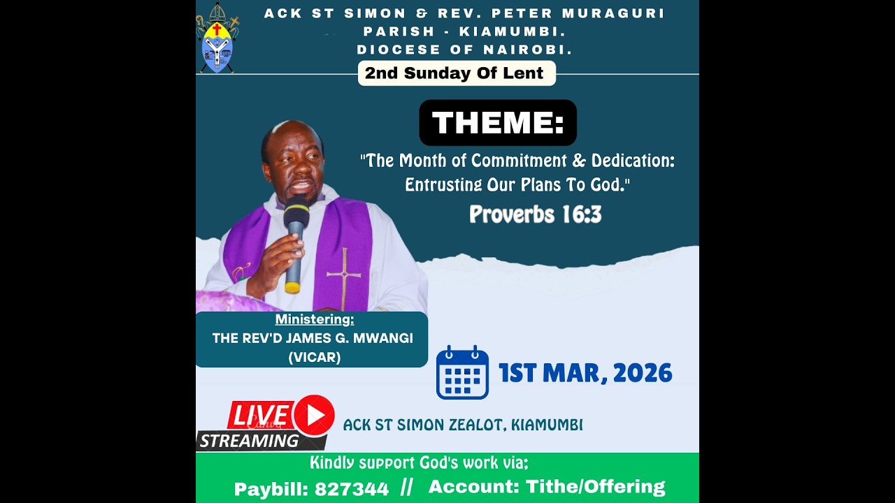 THE MONTH OF COMMITTMENT & DEDICATION (Proverbs 16:3) || ACK ST. SIMON & REV PETER MURAGURI PARISH