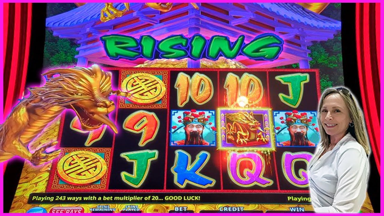Triple Fortune Dragon Rising Retrigger for the WIN!
