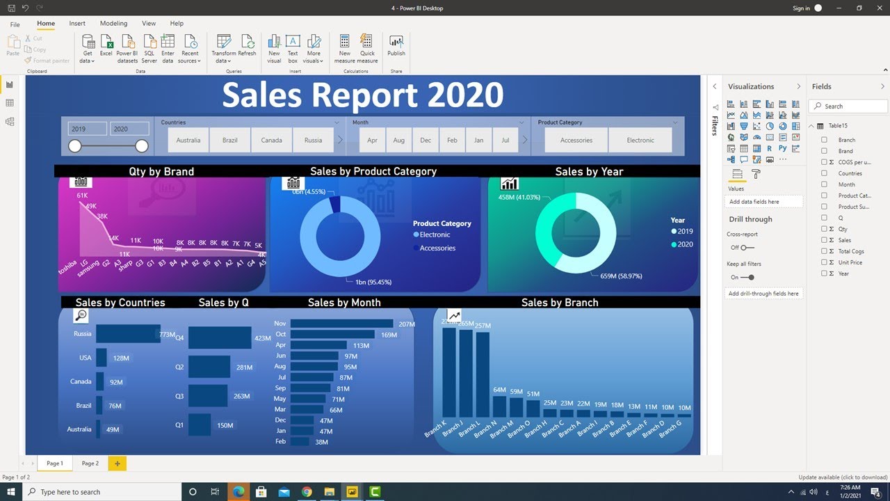 شرح برنامج power bi بور بي اي ج2