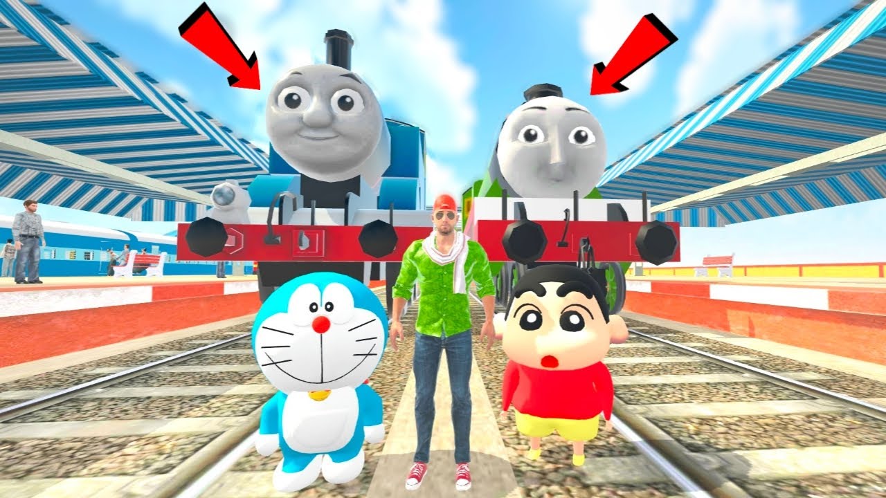 🤩 Brand new thomas train 🚂💥 and new henry train 🚂🤯 in indian theft auto simulator 🎮