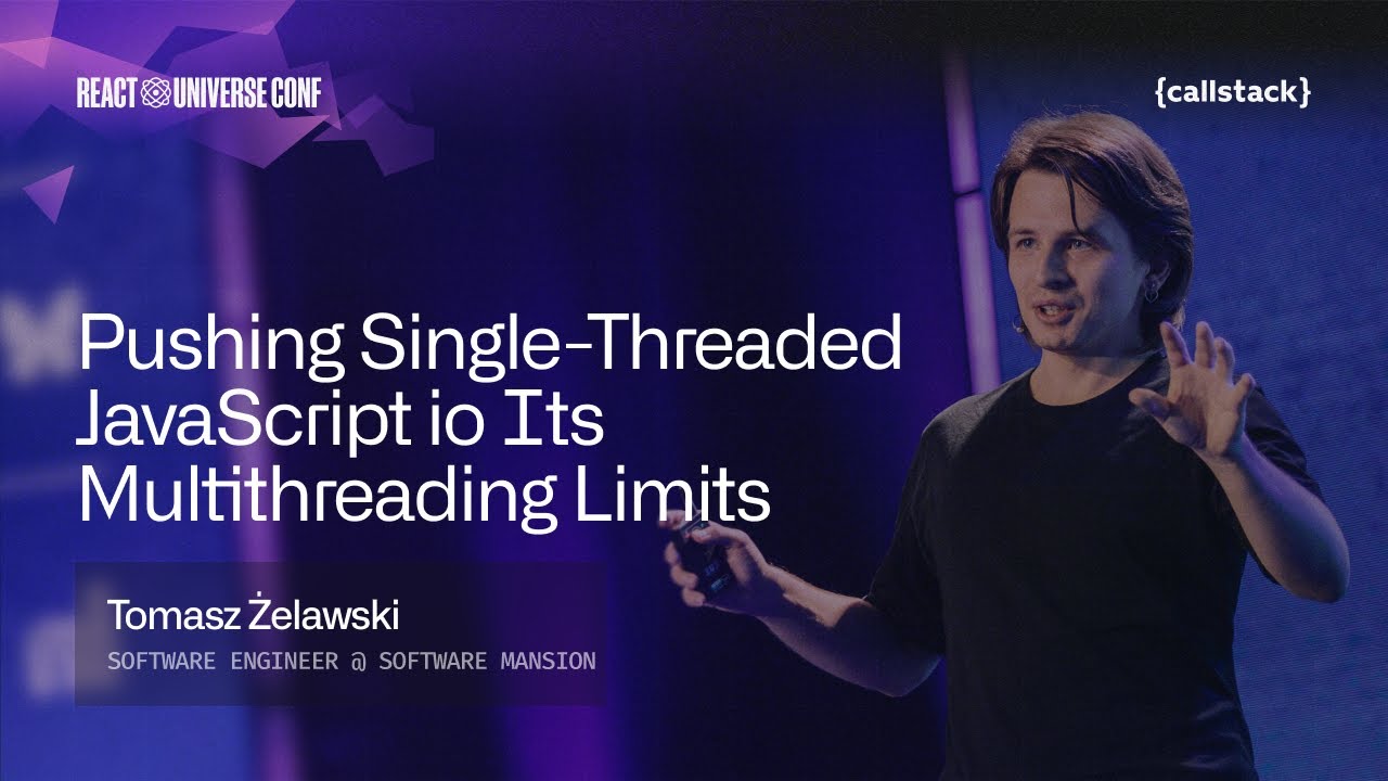 Worklets Everywhere: Multithreading in React Native | Tomasz Żelawski at React Universe Conf 2025