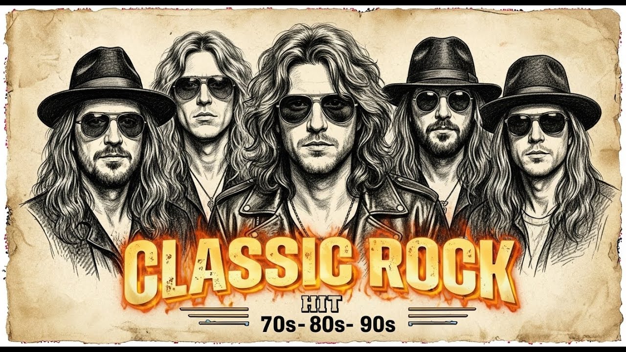 Greatest 70s 80s 90s Classic Rock Hits 🎵 Best Rock Songs Of All Time 🎸  Non-Stop Legendary Hits
